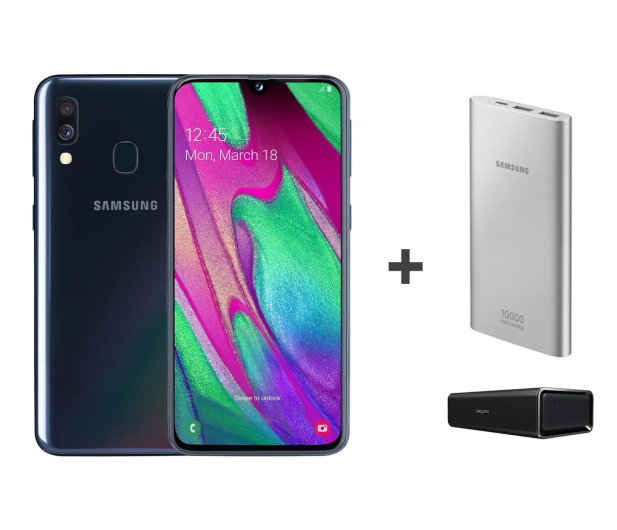 Samsung Galaxy A40 Black +Creative Roar+PowerBank10000mAh - 496713 - zdjęcie